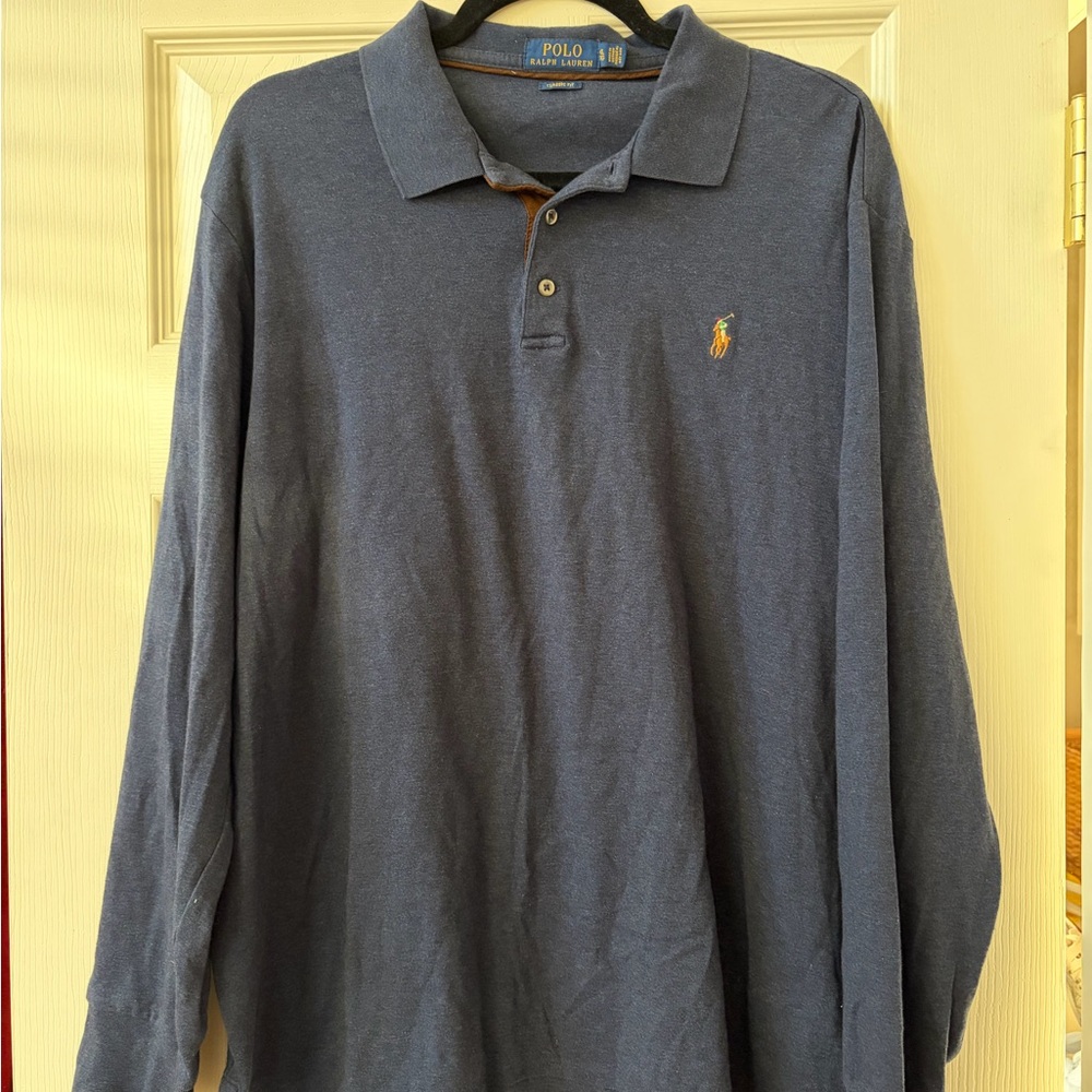 Men’s Polo Ralph Lauren Classic Fit long sleeve navy X-Large